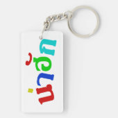 Porte-clés Mignon ♦ Nahuk en langue dialectale thaï isan ♦ (Dos)