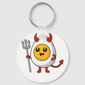 Porte-clés Mignon œuf mimosa Kawaii (Recto)
