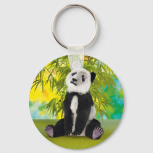 Porte-clés Mignon Ours Panda Kawaii Amoureux des Animaux Cade
