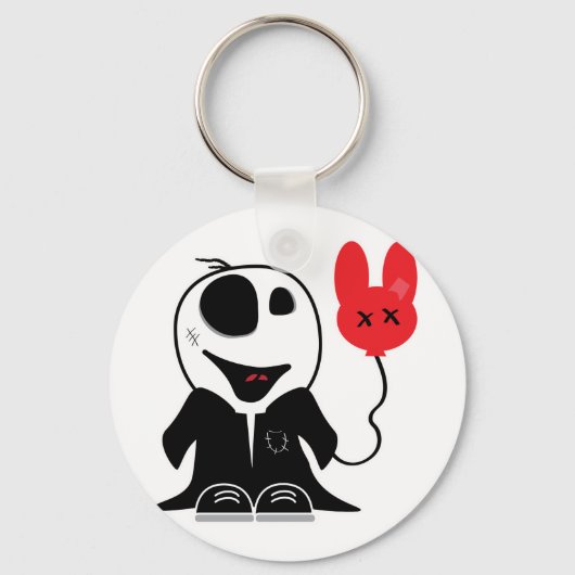 Porte-clés mignon petit mec zombie (Recto)