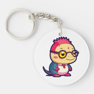 Porte-clés mignon philosophe axolotl