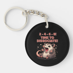 Porte-clés Mignon Possum Kawaii Il est Temps de Dissocier Des