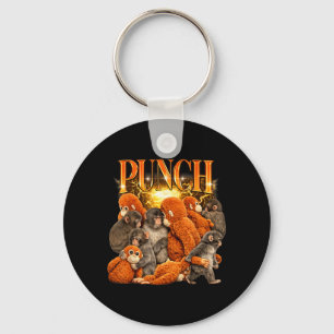 Porte-clés Mignon Punch Le Singe Câlin Peluche