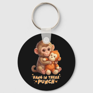 Porte-clés Mignon Singe Punch Bébé Singe Punch Équipe Punch