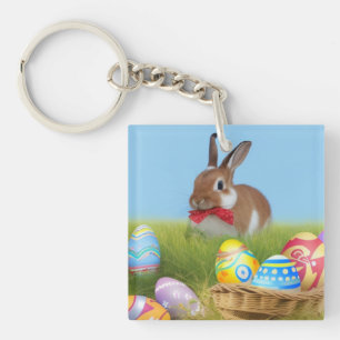 Porte-clés Mignonne Bunnyfor Pâques pour une humeur positive