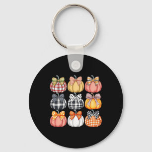 Porte-clés Mignonne Coquette Saison Citrouille Thanksgiving A