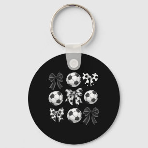 Porte-clés Mignonne Football Nœuds Jour de Match Football Mam