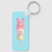 Porte-clés Mignonne Lapin, Ours Et Grenouille Dango (Verso)