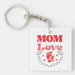 Porte-clés Mignonne Maman Amour
