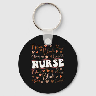Porte-clés Mignonne Nurse Black Histoire Mois Africain Améric