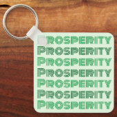 Porte-clés Mignonne Pensée riche Pensées Prospérité Message v (Recto)