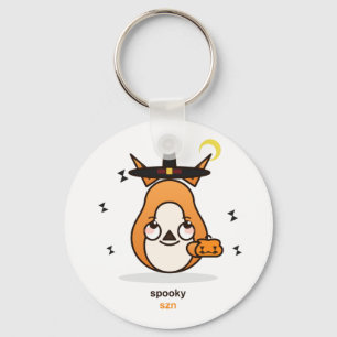 Porte-clés Mignonne Renarde Kawaii Sorcière Saison Effrayante