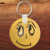 Porte-clés Mignonne Visage Heureux (Recto)