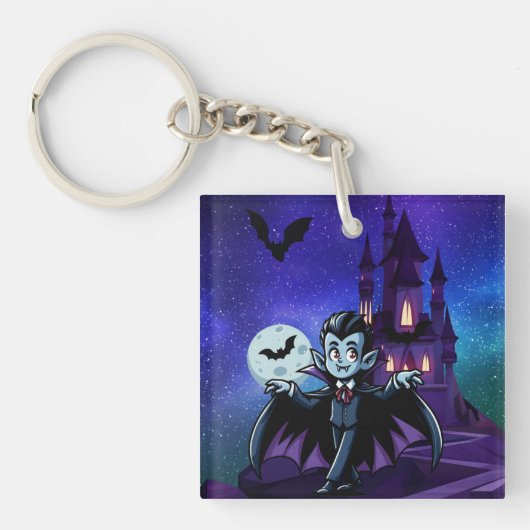 Porte-clés Mignonne, whimsical Halloween vampire (Devant)