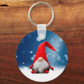 Porte-clés Mignonnes Etoiles de neige Père Noël Noël (Recto)