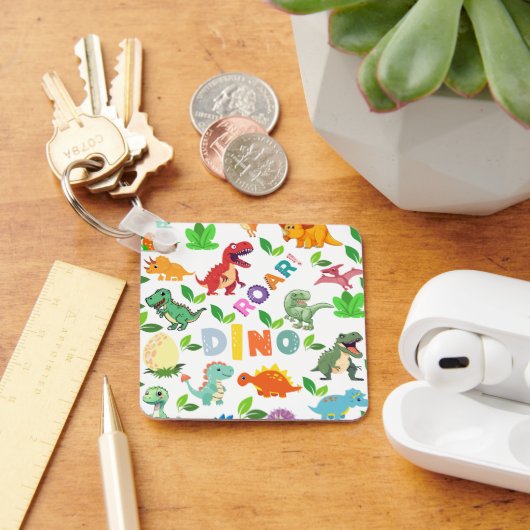 Porte-clés Mignonnes sortes de Dinosaures sans joint (Bureau)