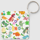 Porte-clés Mignonnes sortes de Dinosaures sans joint (Dos)