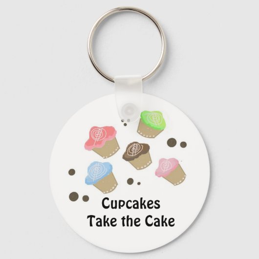Porte-clés Mignons mini cupcakes (Recto)
