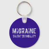 Porte-clés Migraine - Sensibilisation au handicap silencieux  (Verso)