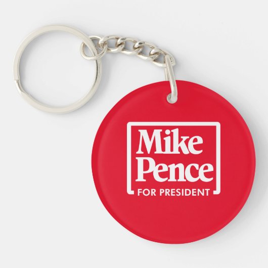 Porte-clés Mike Pence pour le président 2024 (Devant)