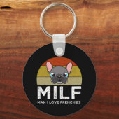 Porte-clés MILF - Man I Love Frenchies (Recto)