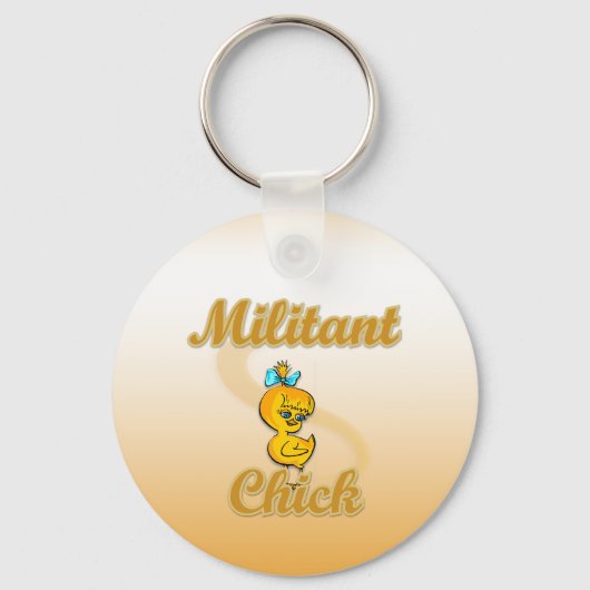 Porte-clés Militant Chick (Recto)