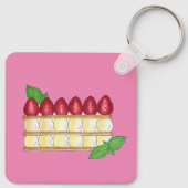 Porte-clés Mille Feuille Français Pâtisserie (Dos)