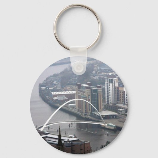 Porte-clés Millennium Bridge Newcastle sur Tyne (Recto)