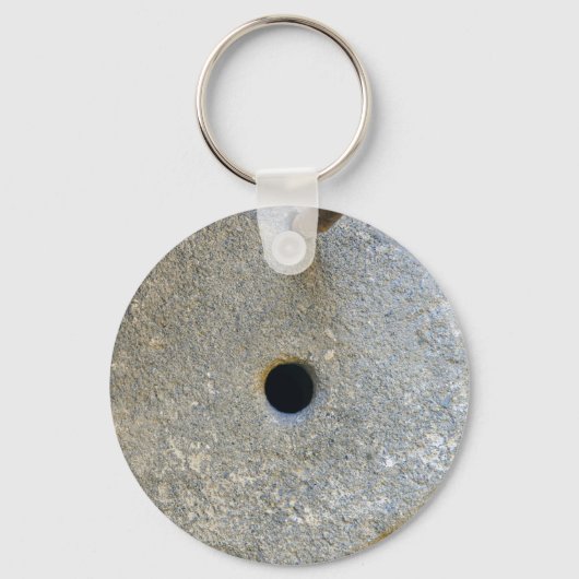 Porte-clés millstone flour wheat cereal grin (Recto)
