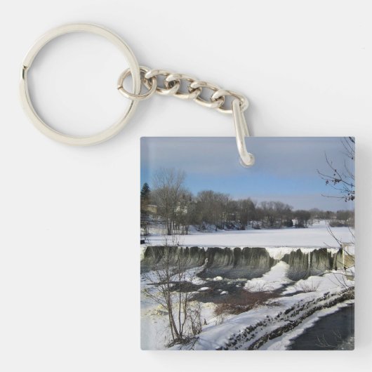 Porte-clés Milwaukee River, West Bend, Wisconsin (Devant)