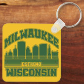 Porte-clés Milwaukee, Wisconsin (Verso)