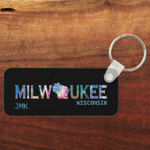 Porte-clés Milwaukee, Wisconsin - Coloré (Recto)