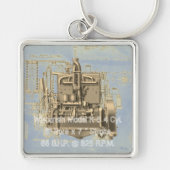 Porte-clés Milwaukee Wisconsin Engine Early K (Devant)