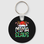 Porte-clés Mima Claus Christmas Lights Pajama Family Matching (Recto)