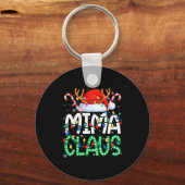 Porte-clés Mima Claus Christmas Lights Pajama Family Matching (Recto)