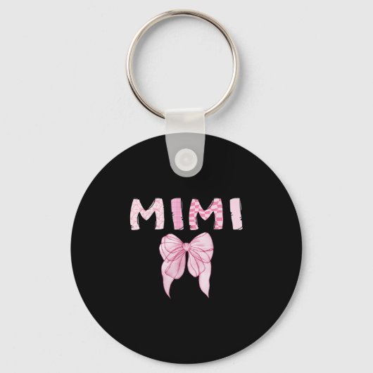 Porte-clés Mimi Birthday Girl Matching Coquette Nk Bow  (Recto)
