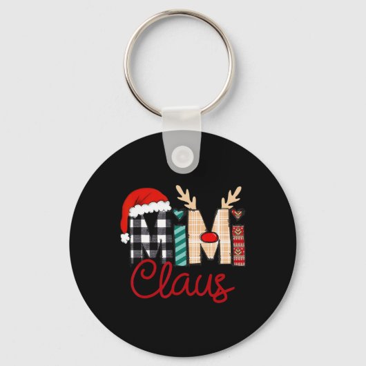 Porte-clés Mimi Claus Reindeer Noël (Recto)
