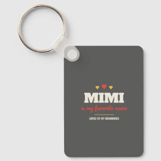 Porte-clés Mimi est mon prénom préféré – Cadeau de