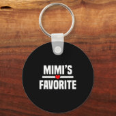 Porte-clés Mimi's Favorite Granhild Funny Grandson Granddaugh (Recto)