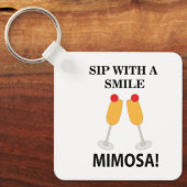 Porte-clés Mimosa Sip Avec Le Sourire Mimosa (Recto)