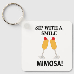 Porte-clés Mimosa Sip With A Smile Mimosa