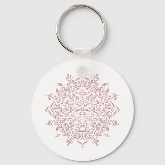 Porte-clés Mindfulness Mandala Design (Verso)