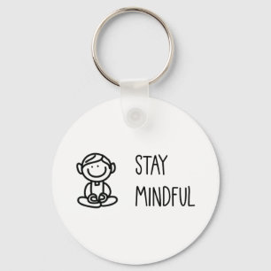 Porte-clés Mindfulness mignonne