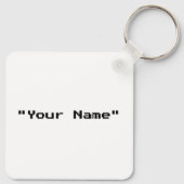 Porte-clés Minecraft Chimken (Personalized) (Dos)