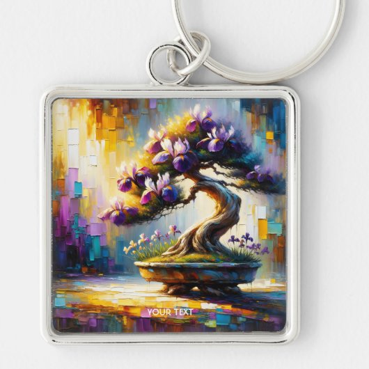 Porte-clés Mini arbre violet mou Imaginaire (Devant)