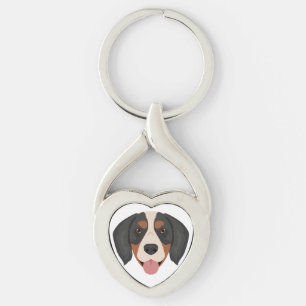 Porte-clés Mini chien mélange bernois