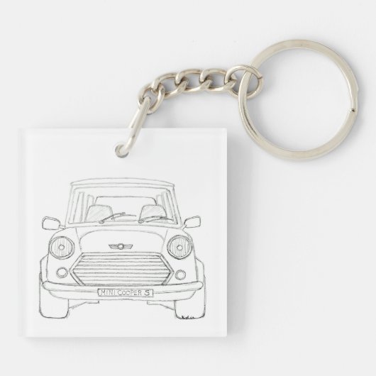 Porte-clés Mini Cooper (Dos)