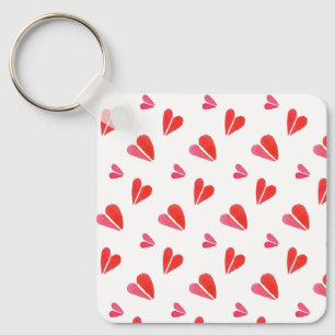 Porte-clés MINI HEARTS Square Aluminum Keychain