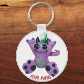 Porte-clés Mini Mons "Star frappée" Chaîne clé (Recto)