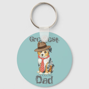 Porte-clés Mini papa américain de berger